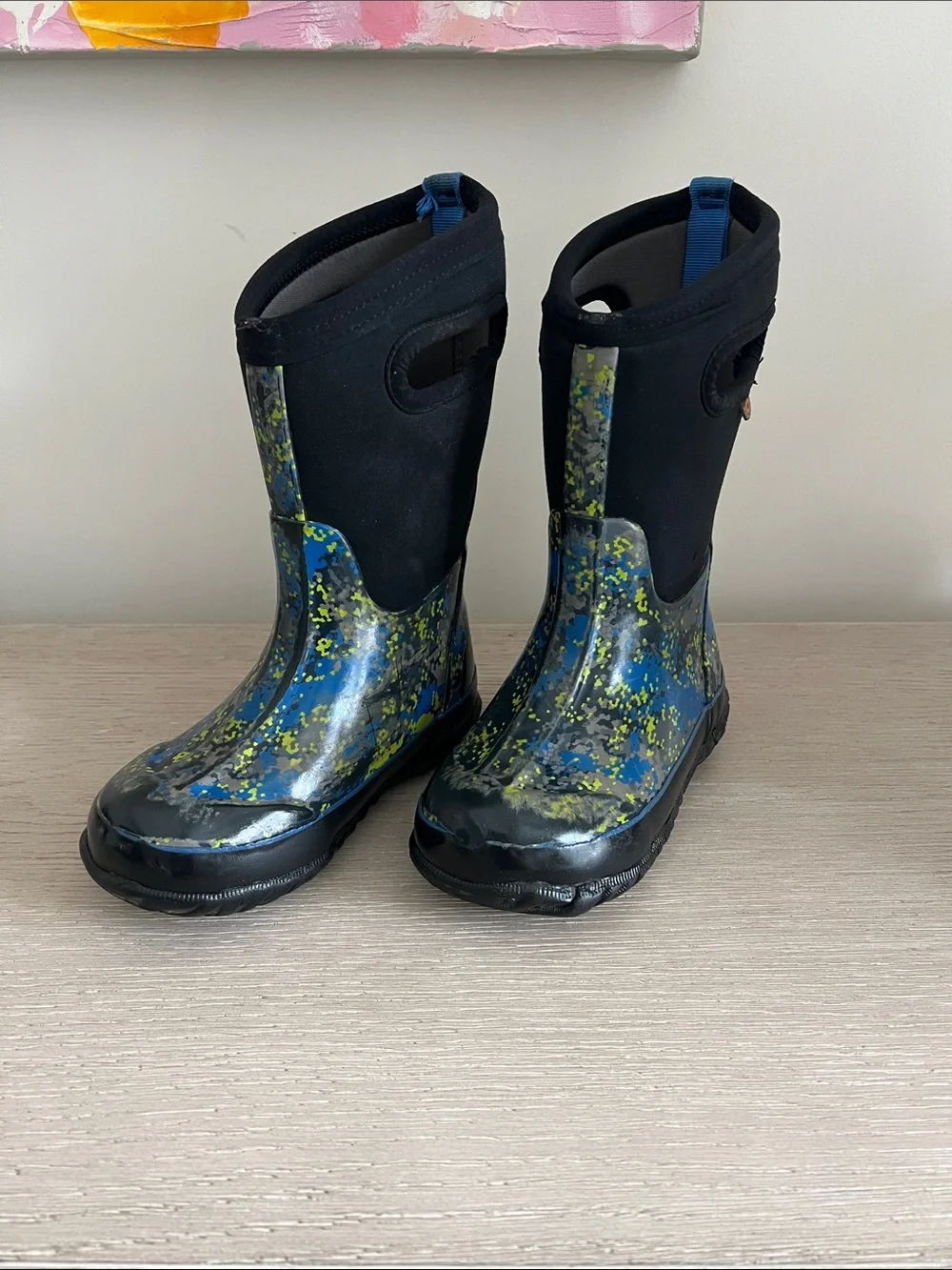 Kids BOGS waterproof winter Rain Boots size 12